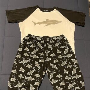 Boy’s Shark Print Pajama Set